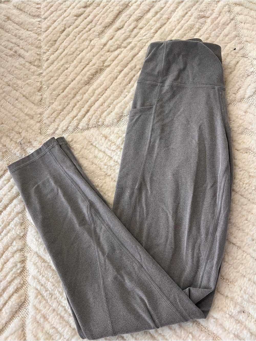 Women’s Gray High-Waist Active Leggings